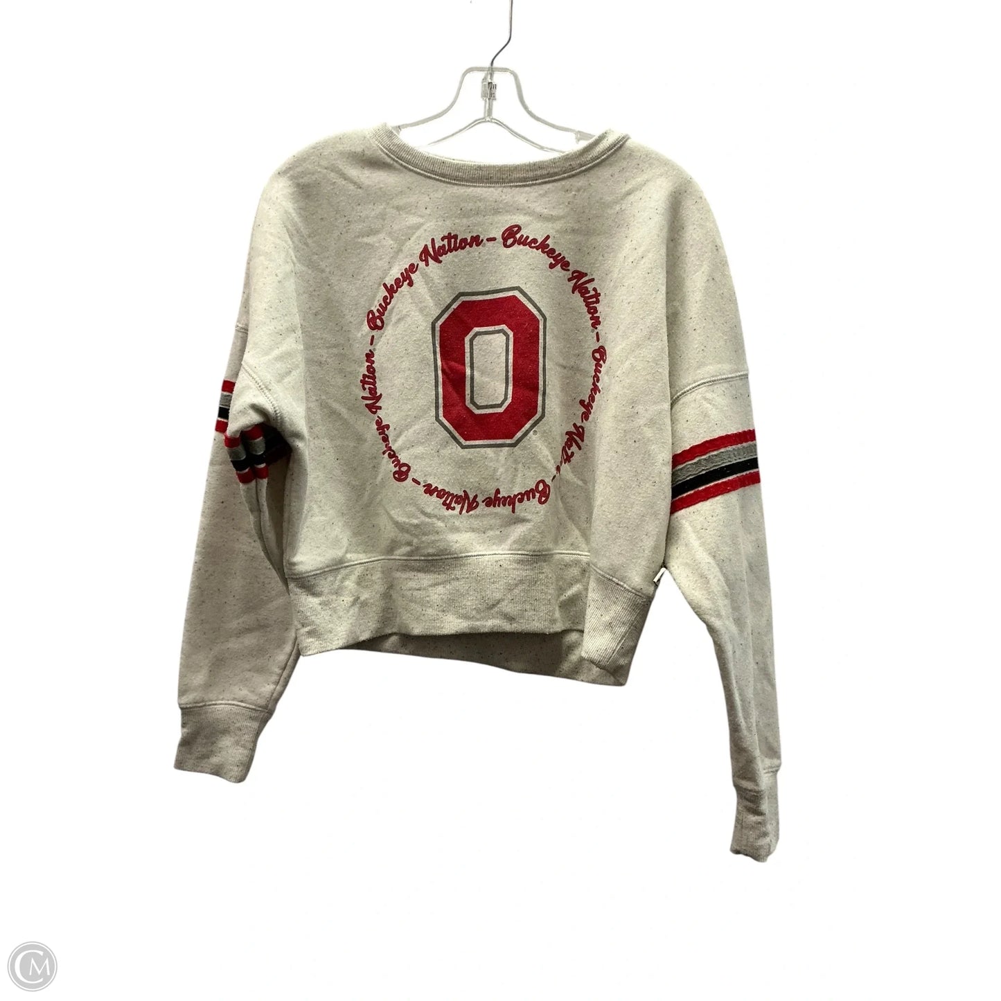 Sweatshirt Crewneck By Colosseum In Grey & Red, Size: S