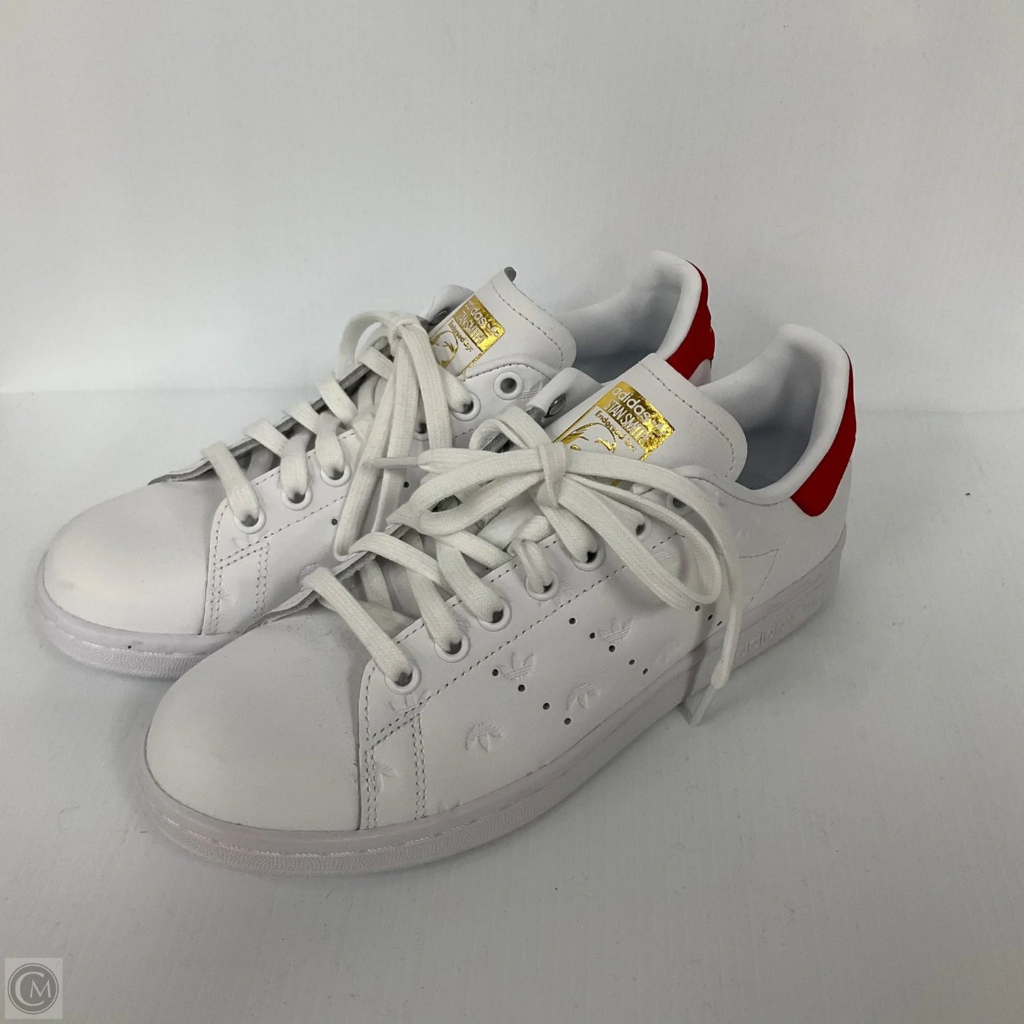 Shoes Sneakers By Adidas In Red & White, Size: 7.5