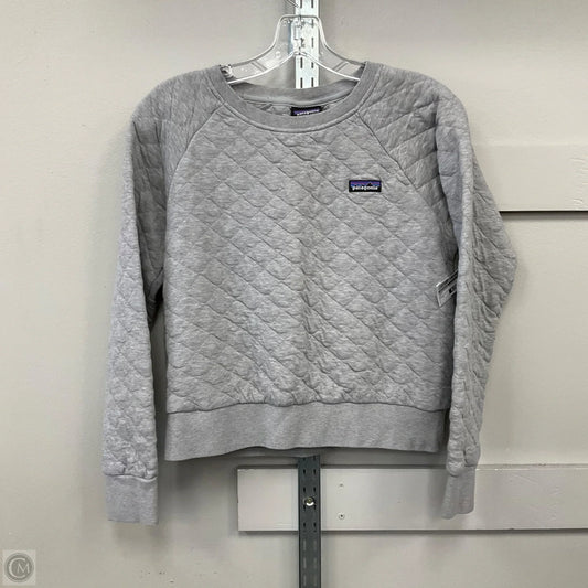 Sweatshirt Crewneck By Patagonia In Grey, Size: S