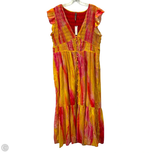 Dress Casual Maxi By Anthropologie In Multi-colored, Size: Xl