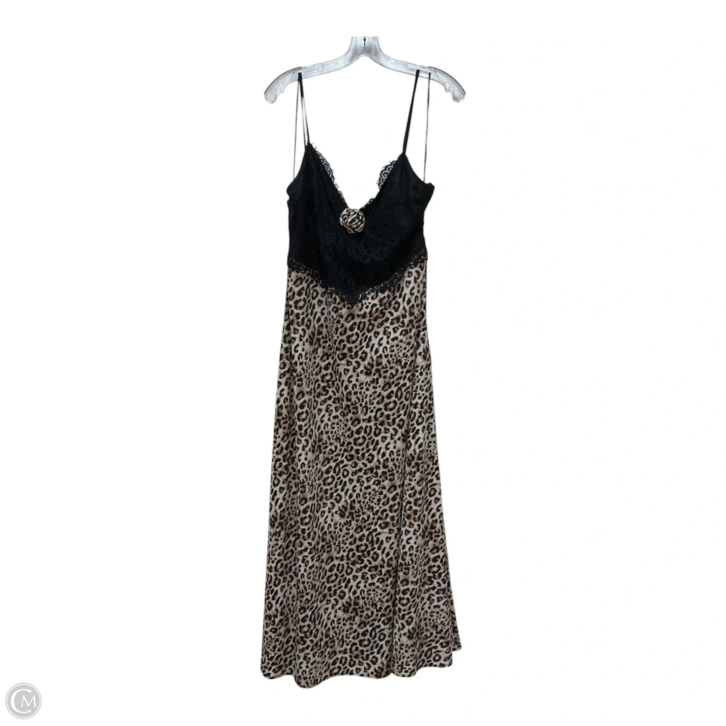 Dress Casual Maxi By Wayf In Animal Print, Size: Xl