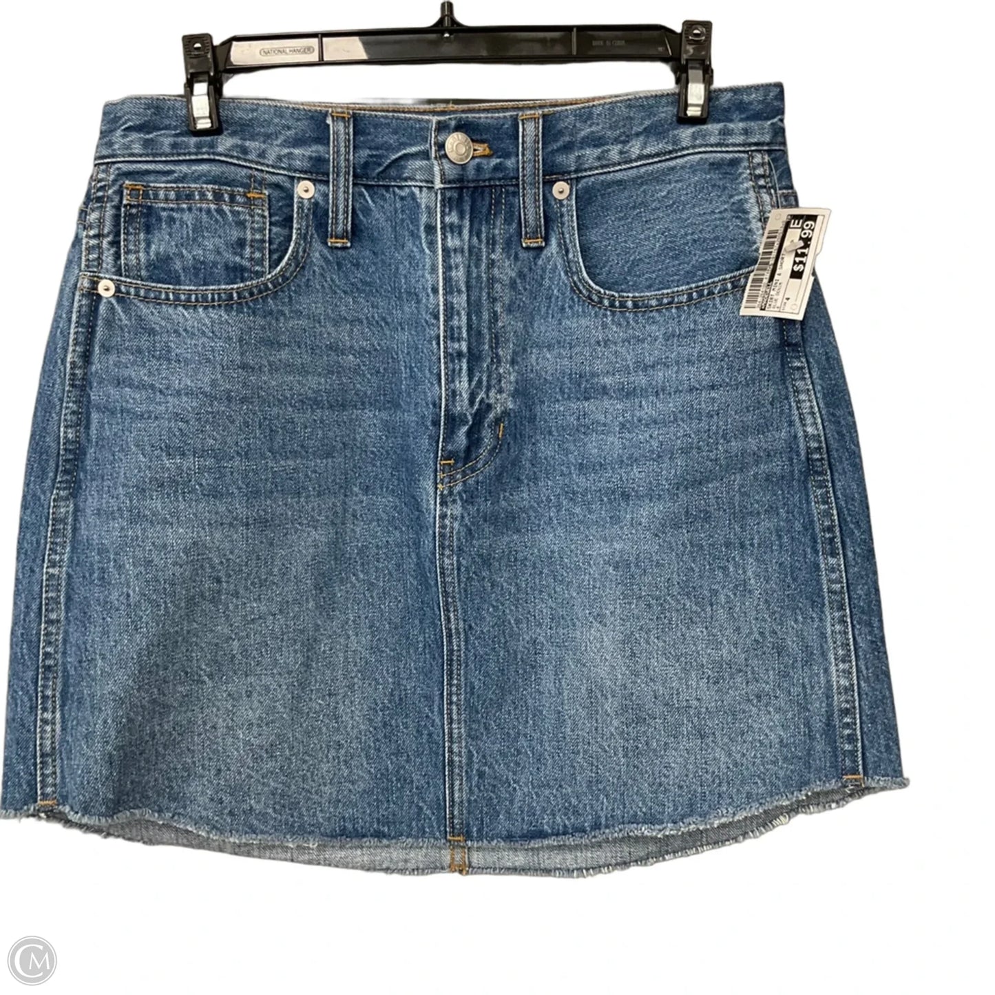 Skirt Mini & Short By Madewell In Blue Denim, Size: 4