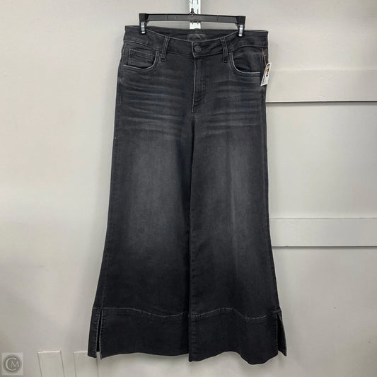 Jeans Wide Leg By Kut In Black, Size: 4