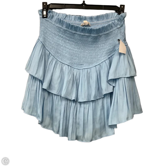 Skirt Mini & Short By Ee Some In Blue, Size: S