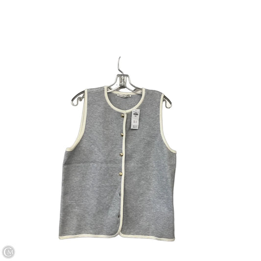 Top Sleeveless By Abercrombie And Fitch In Grey, Size: L