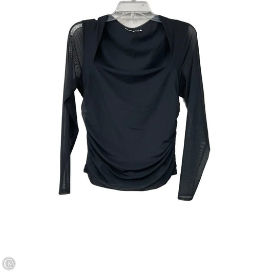 Top Long Sleeve By Abercrombie And Fitch In Black, Size: L