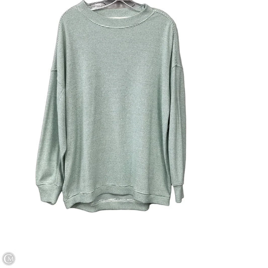 Sweatshirt Crewneck By Aerie In Green, Size: M