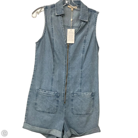 Romper By Chelsea And Violet In Blue Denim, Size: S
