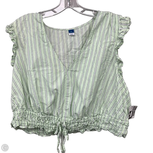 Top Sleeveless By Old Navy In Striped Pattern, Size: Xl
