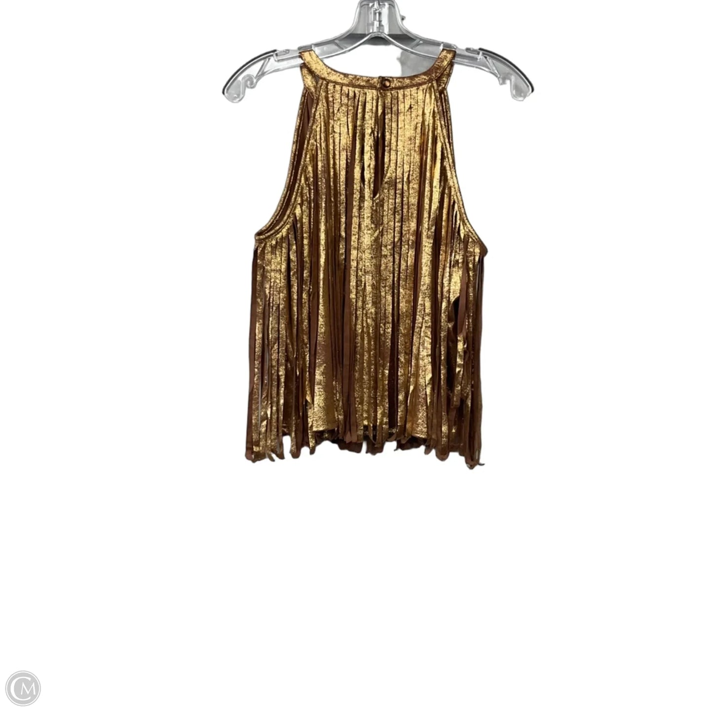 Top Sleeveless By Idyllwind In Gold, Size: S