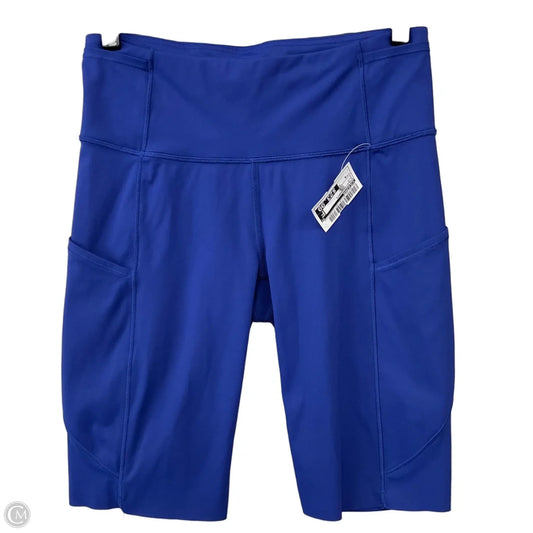Athletic Shorts By Lululemon In Blue, Size: 6