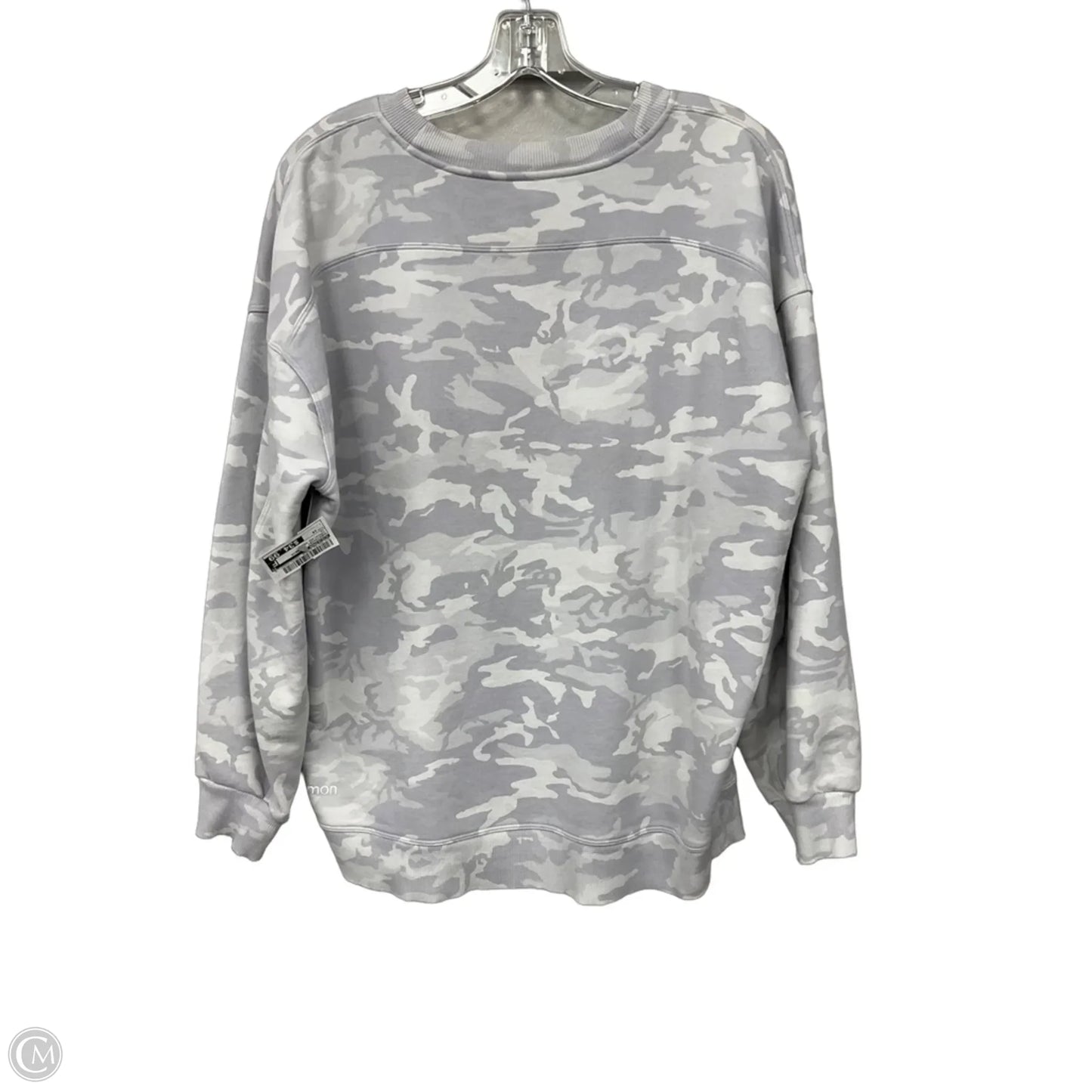 Sweatshirt Crewneck By Lululemon In Camouflage Print, Size: 14