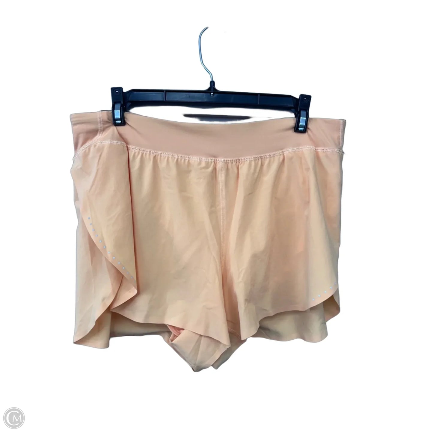 Athletic Shorts By Lululemon In Orange, Size: L