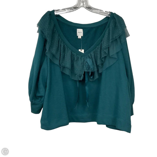 Sweater By Maeve In Green, Size: Xl