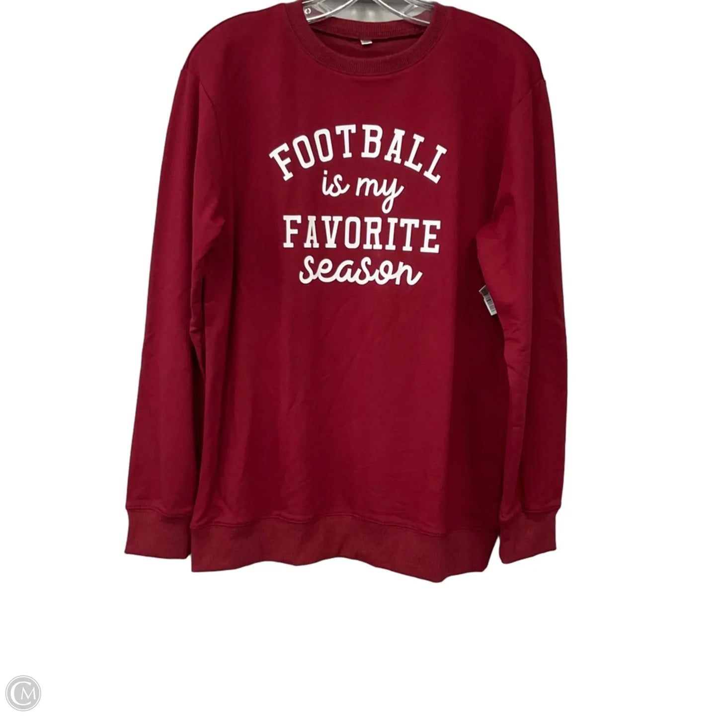 Sweatshirt Crewneck By Clothes Mentor In Red, Size: M