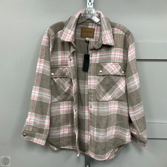 Jacket Shirt By Blanknyc In Plaid Pattern, Size: S