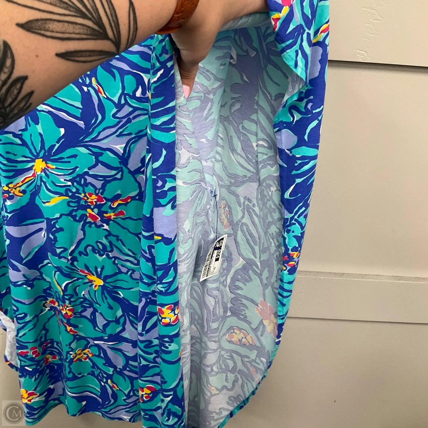 Swimwear Cover-up Designer By Lilly Pulitzer In Blue, Size: Xs