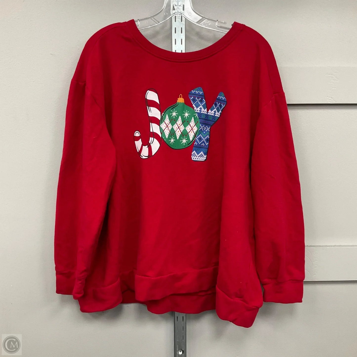 Sweatshirt Crewneck By Fruit Of The Loom In Red, Size: 2x