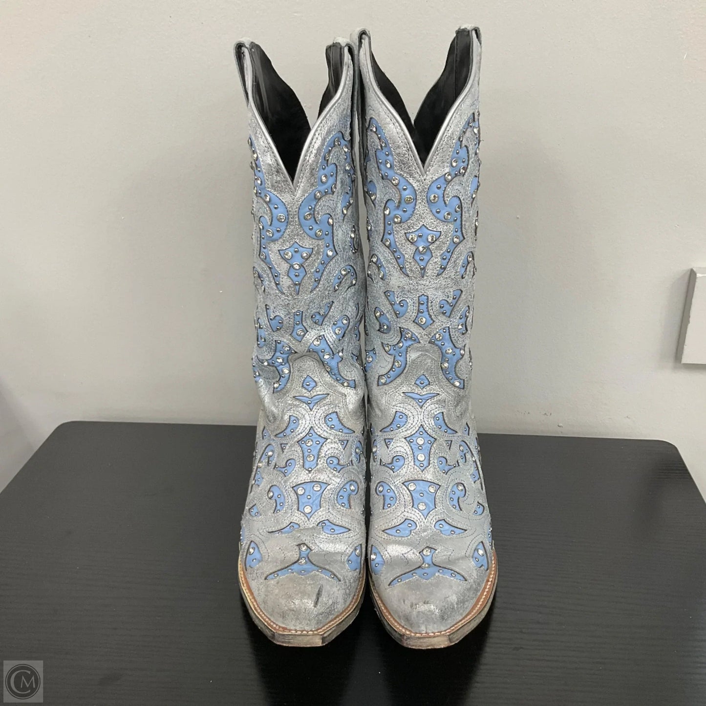 Boots Western By Cmb In Silver, Size: 10