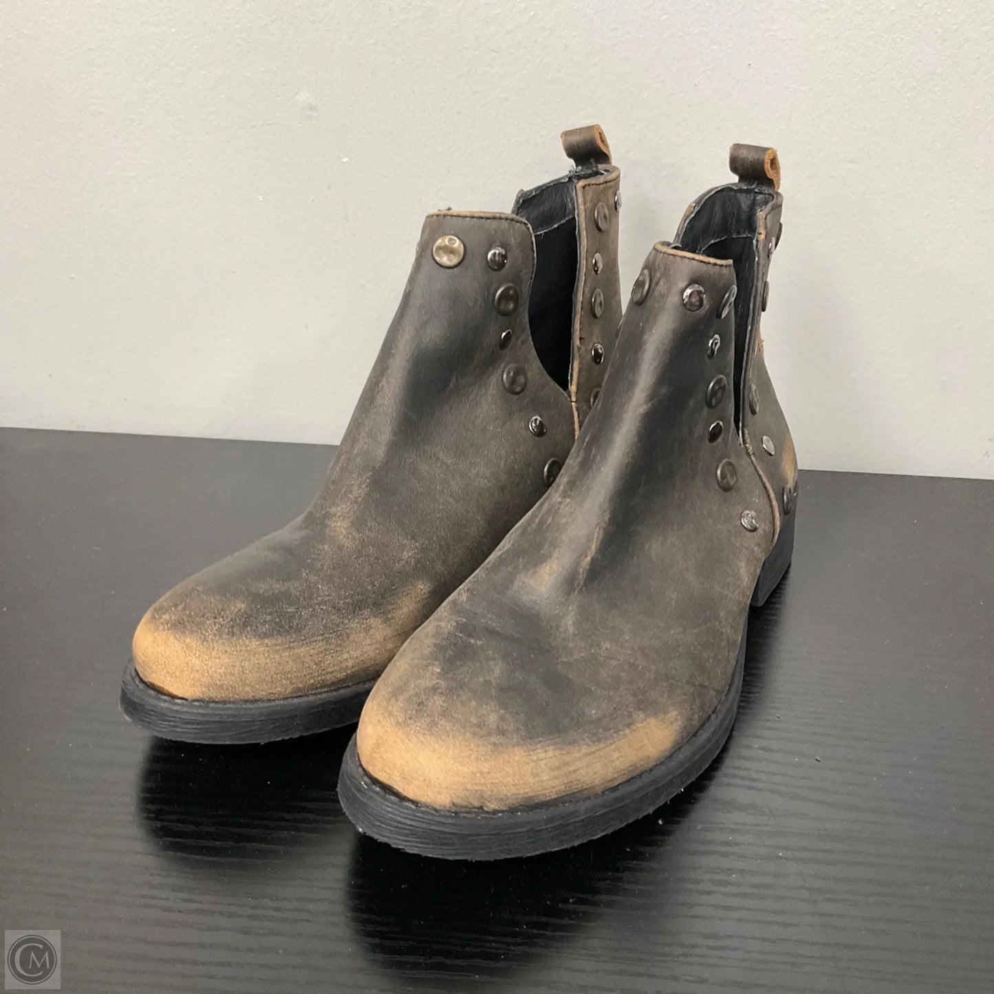 Boots Ankle Flats By Musse & Cloud In Brown, Size: 7