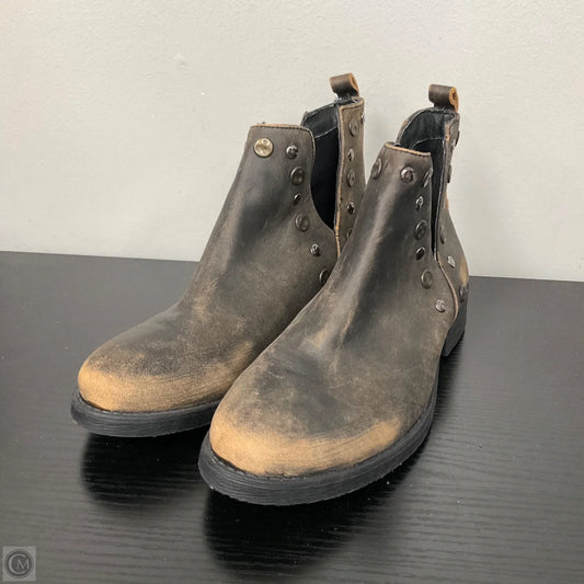 Boots Ankle Flats By Musse & Cloud In Brown, Size: 7