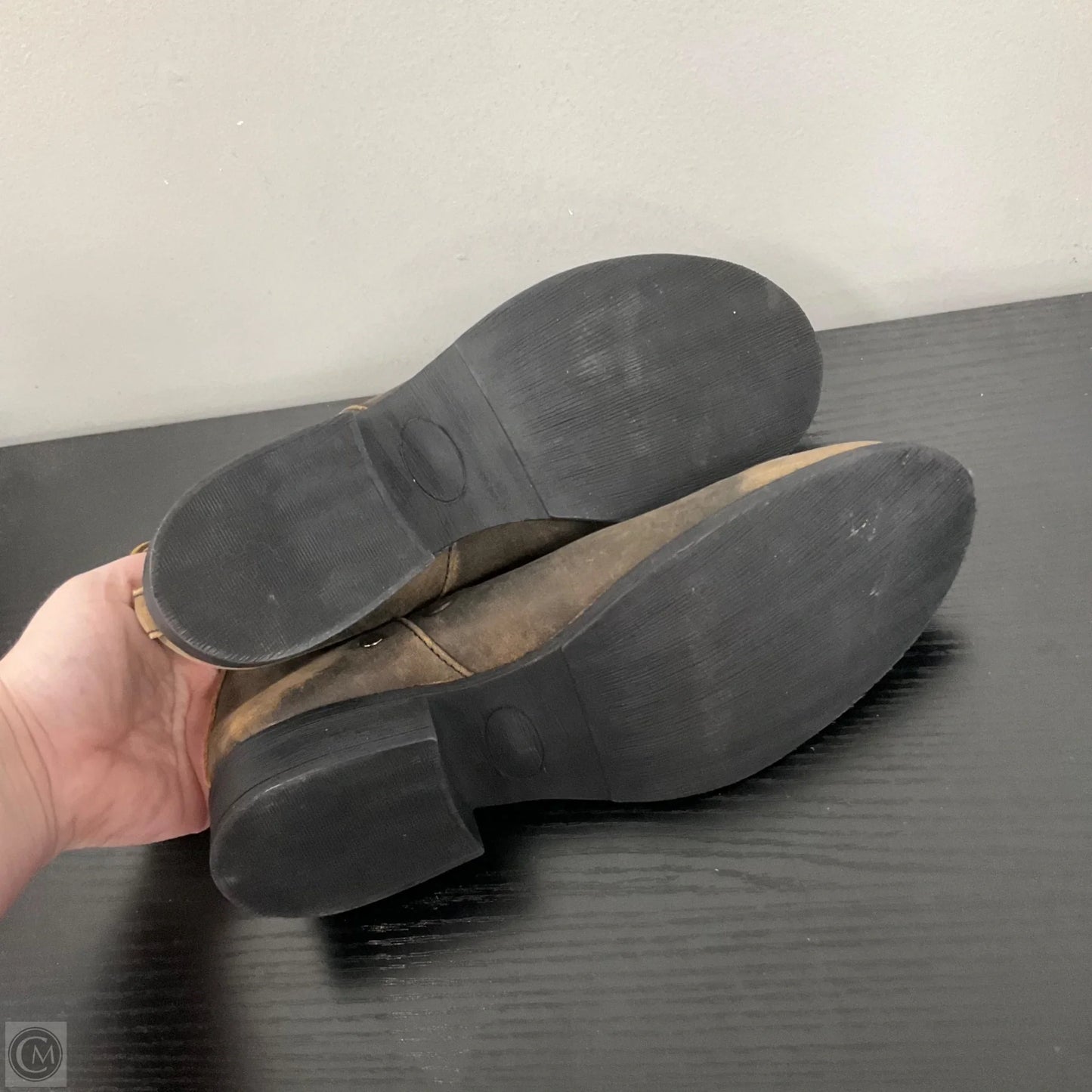 Boots Ankle Flats By Musse & Cloud In Brown, Size: 7