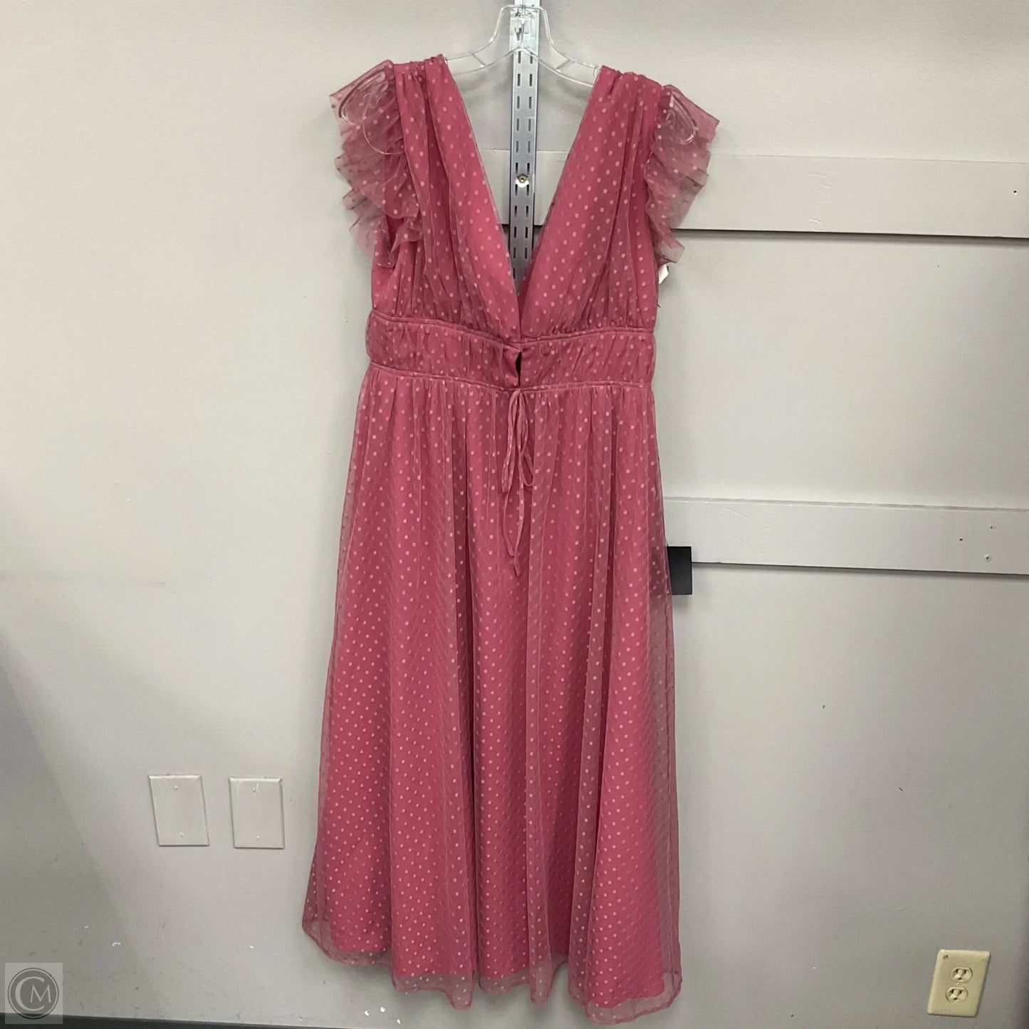 Dress Party Long By Lulus In Pink, Size: L