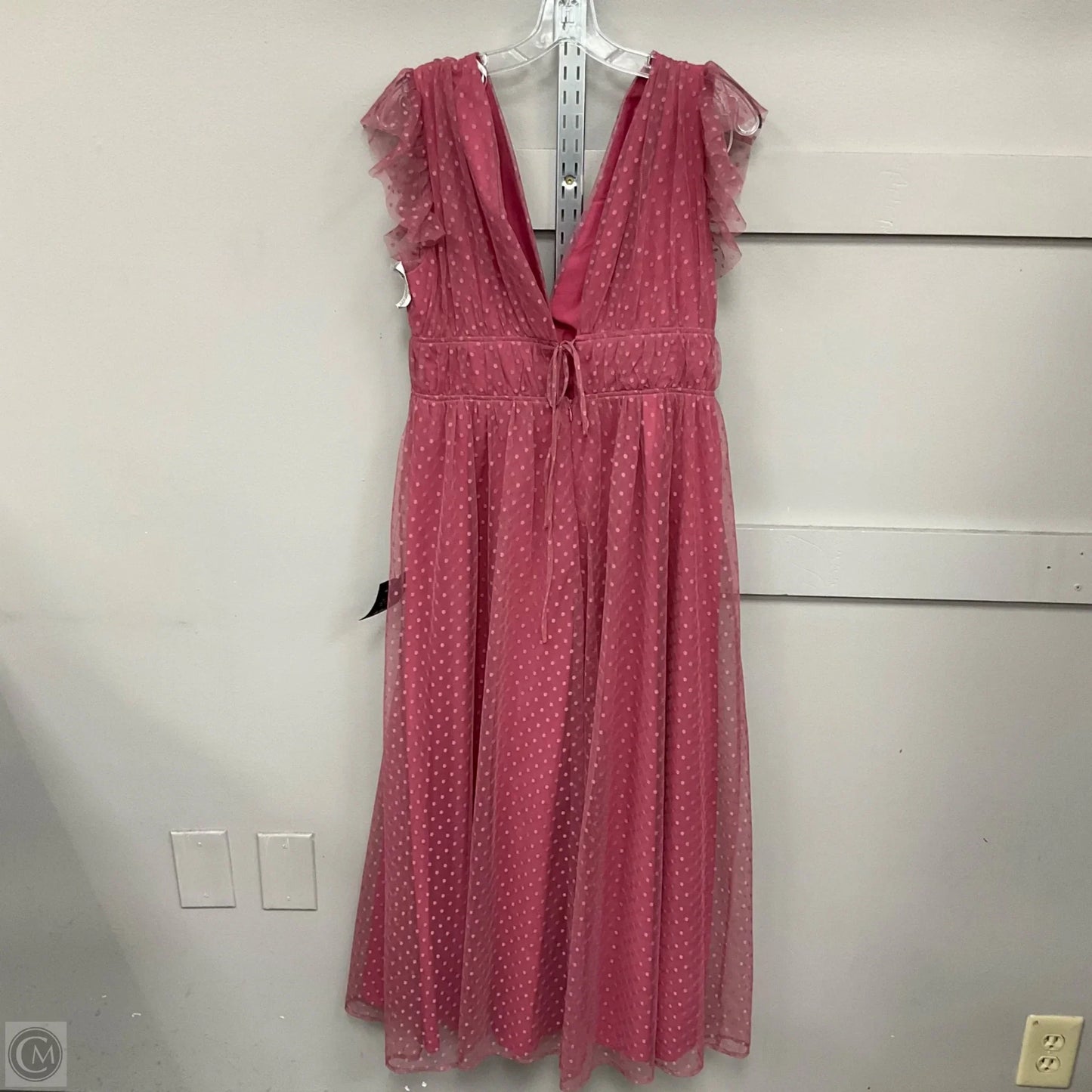 Dress Party Long By Lulus In Pink, Size: L