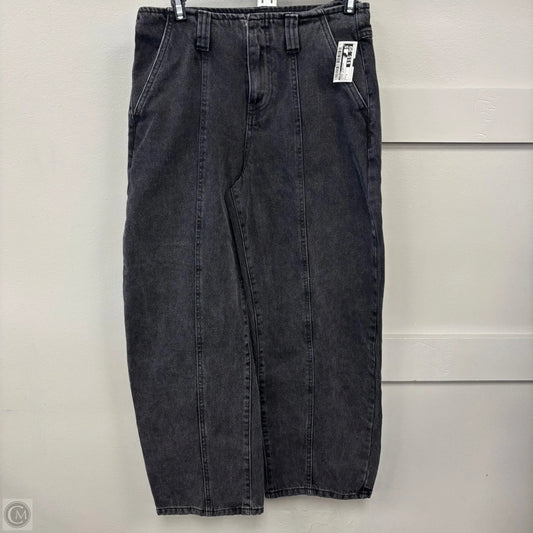 Jeans Straight By Target In Black Denim, Size: 2