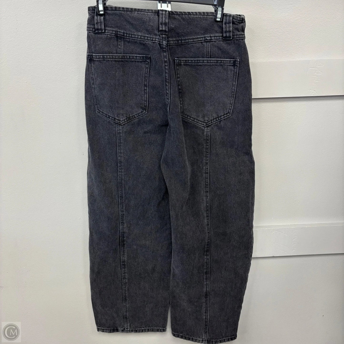 Jeans Straight By Target In Black Denim, Size: 2