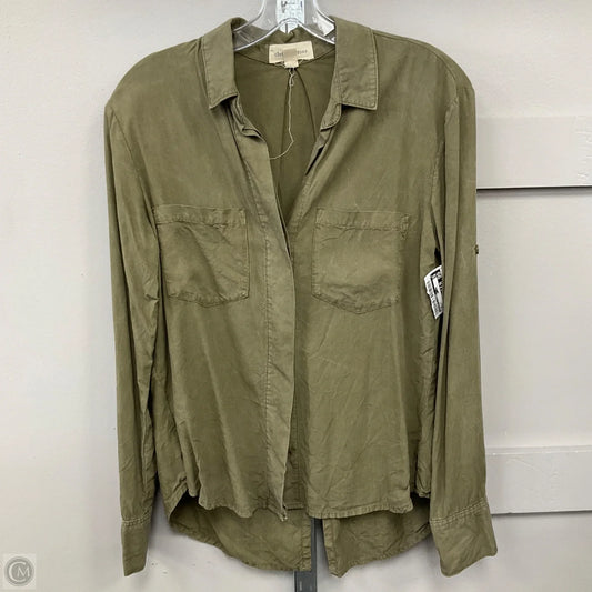 Top Long Sleeve By Cloth & Stone In Green, Size: S