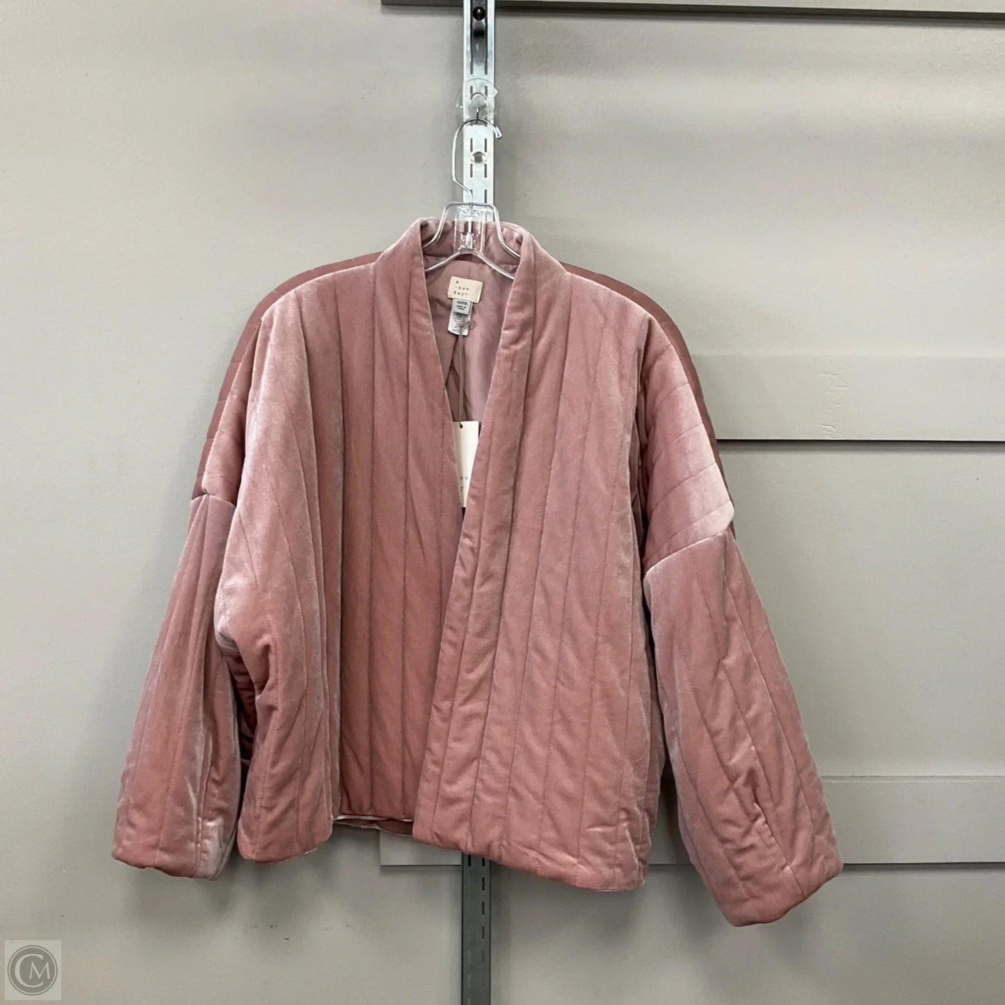 Jacket Puffer & Quilted By A New Day In Pink, Size: Osfm