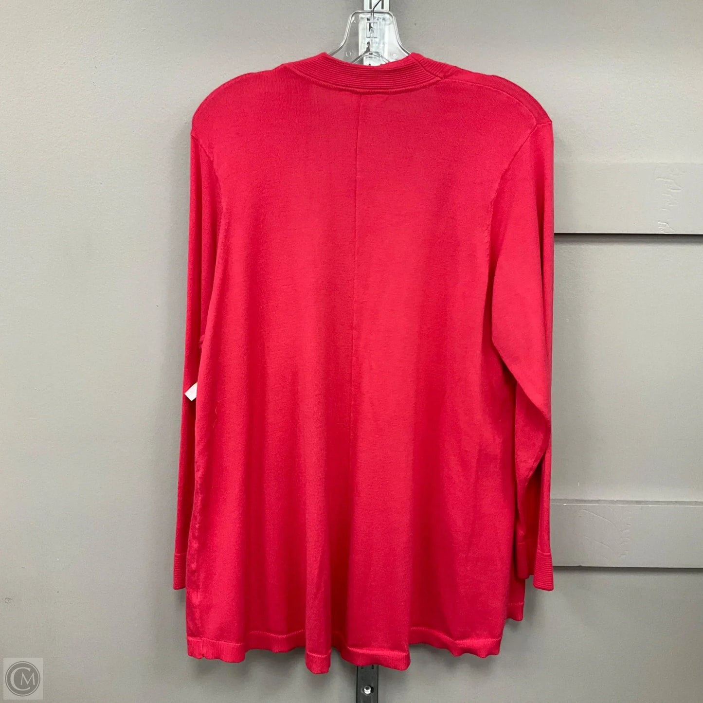 Cardigan By Terra & Sky In Pink, Size: 1x