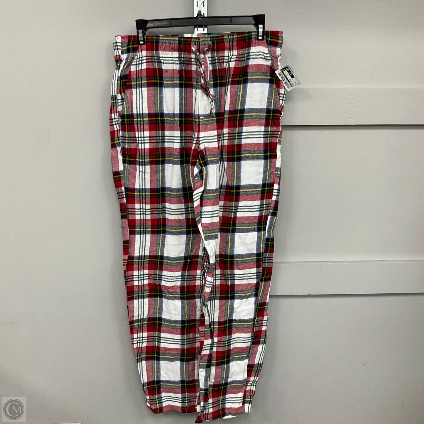 Pajama Pants By Old Navy In Plaid Pattern, Size: M