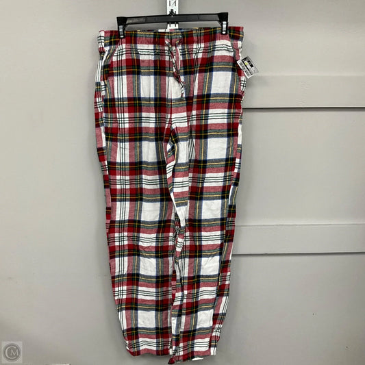 Pajama Pants By Old Navy In Plaid Pattern, Size: M