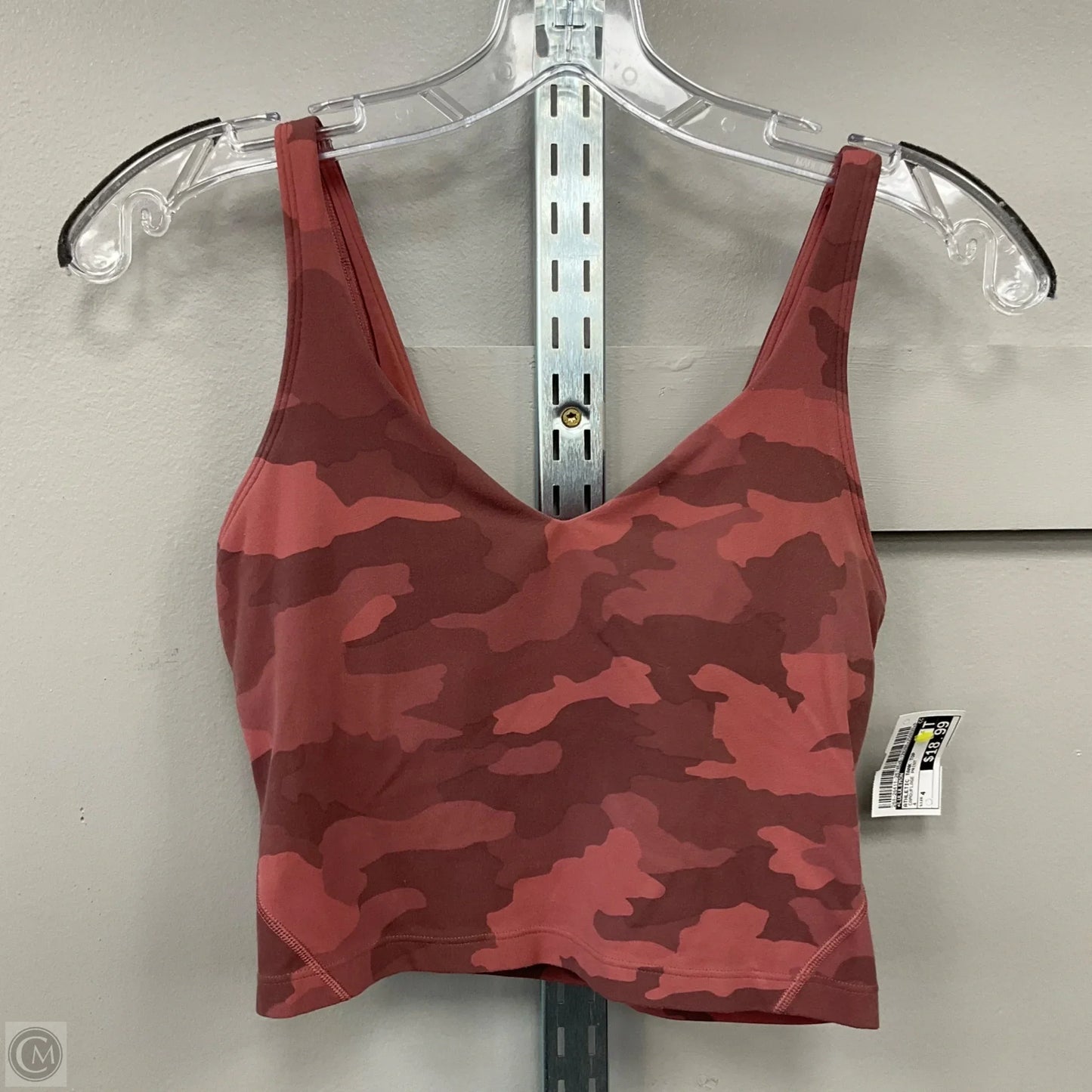 Athletic Tank Top By Lululemon In Camouflage Print, Size: 4