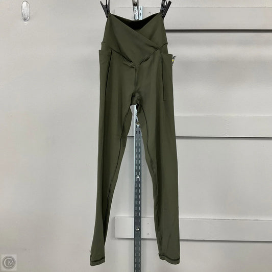 Athletic Leggings By Aerie In Green, Size: Xs