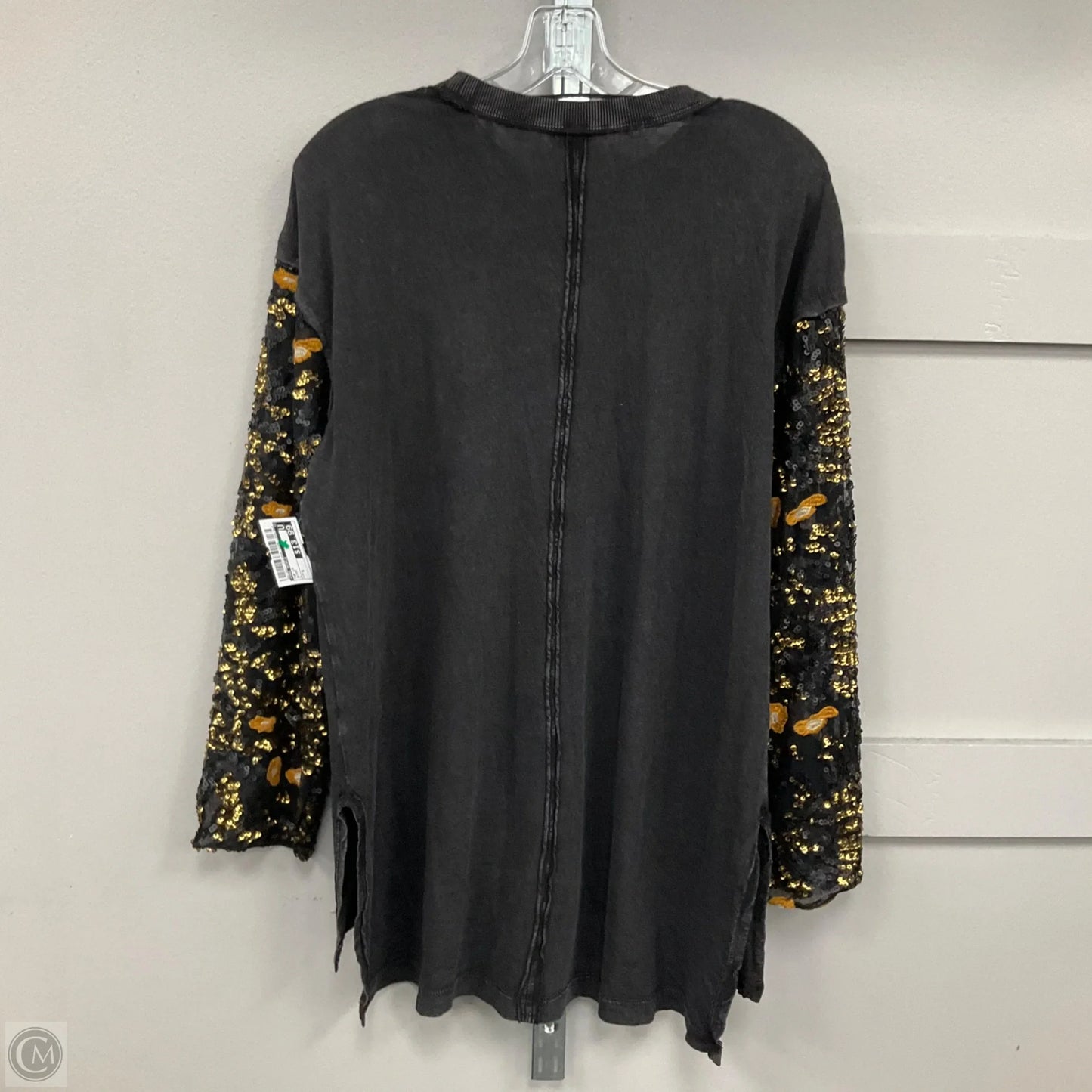 Top Long Sleeve By Free People In Black, Size: S