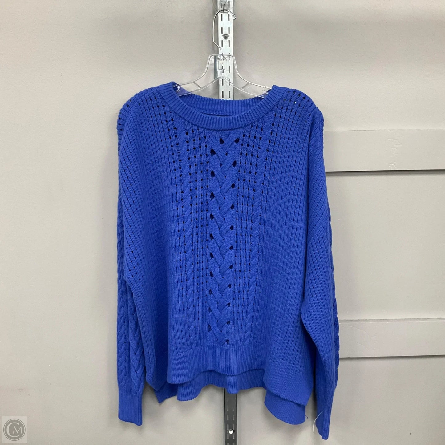 Sweater By On 34th In Blue, Size: 3x