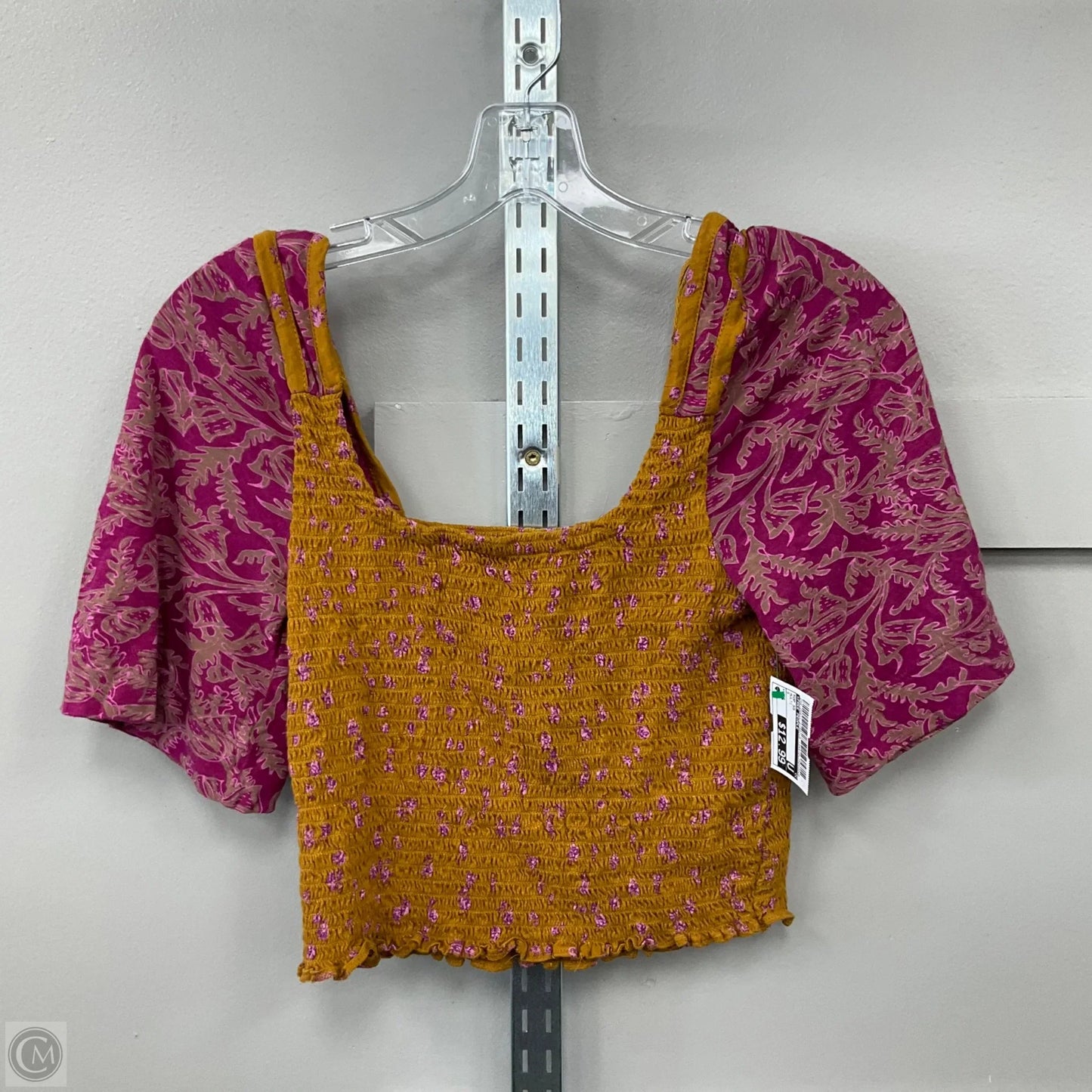 Top Short Sleeve By Free People In Multi-colored, Size: S