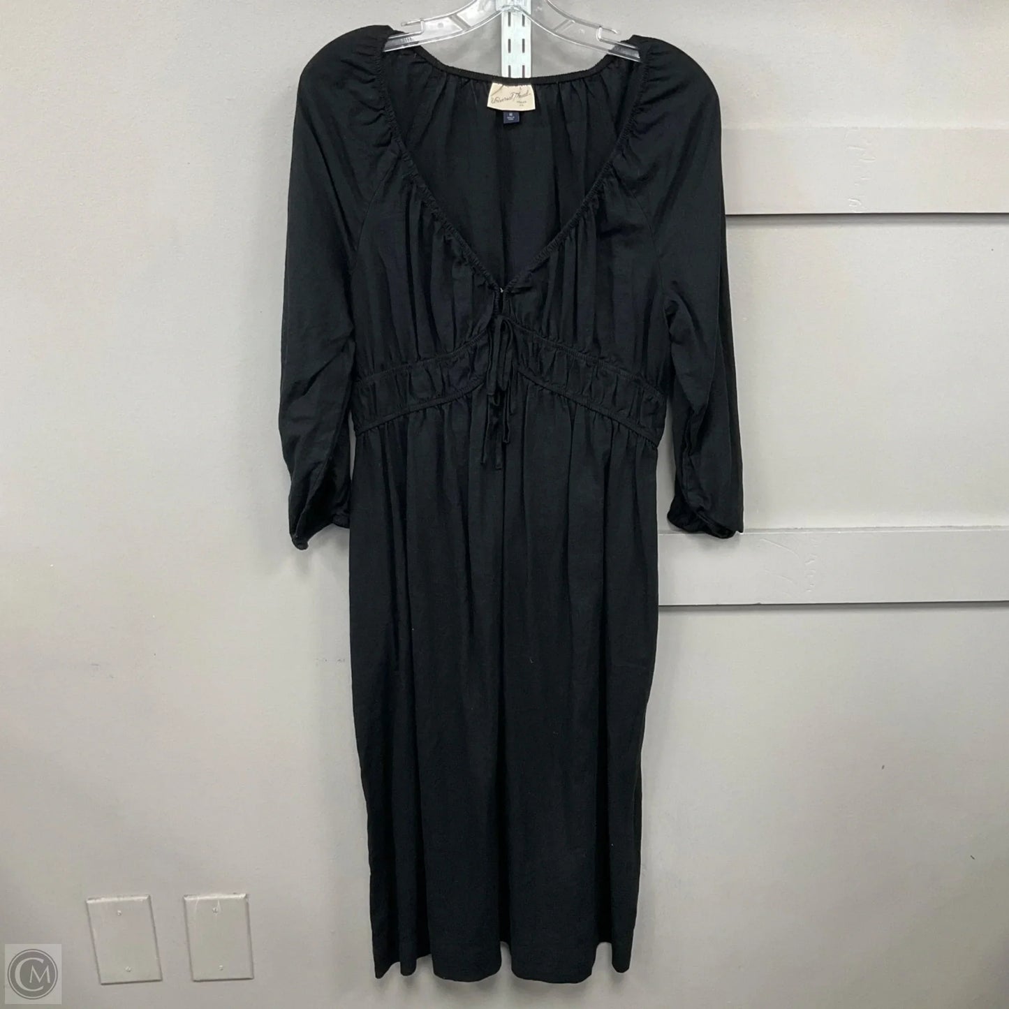 Dress Casual Midi By Universal Thread In Black, Size: M