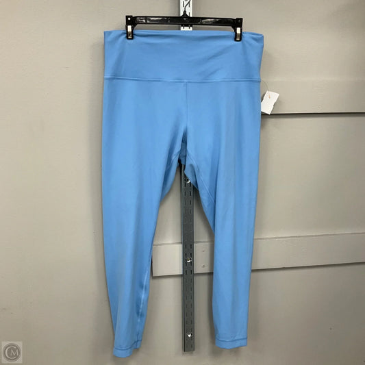 Athletic Leggings By Lululemon In Blue, Size: 14