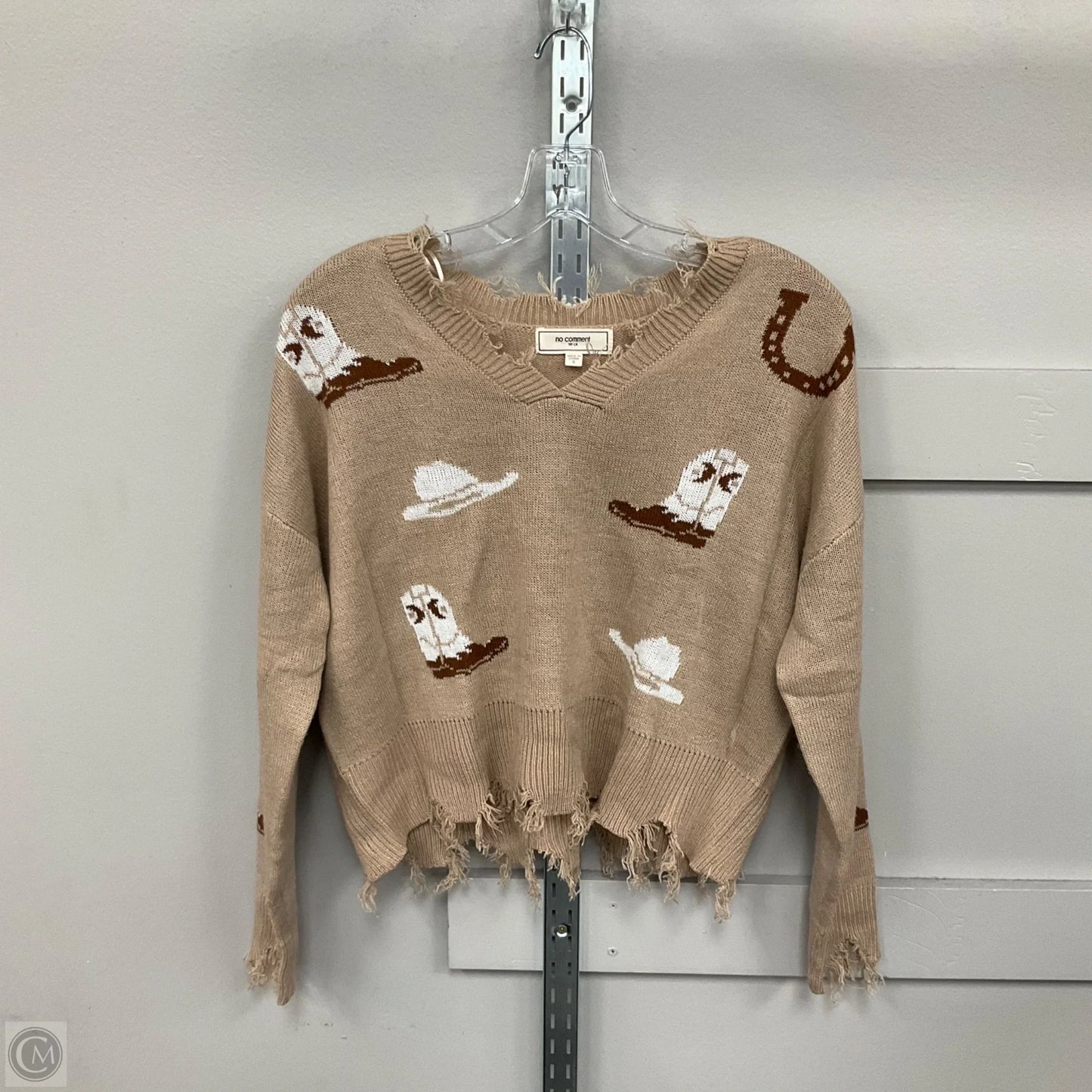 Sweater By No Comment In Brown, Size: S