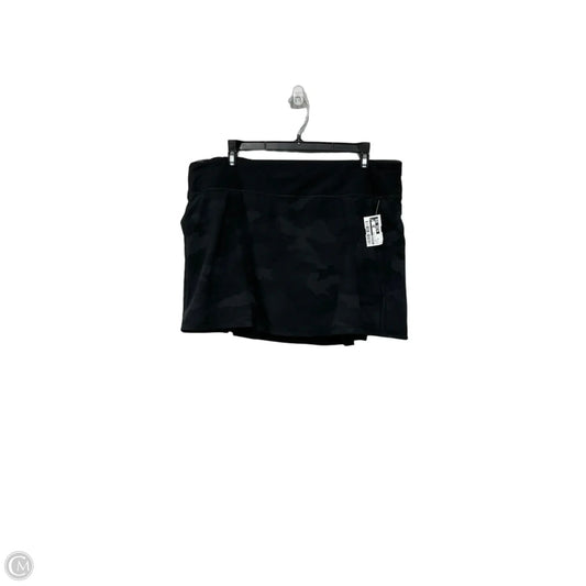 Athletic Skort By Lululemon In Camouflage Print, Size: 14