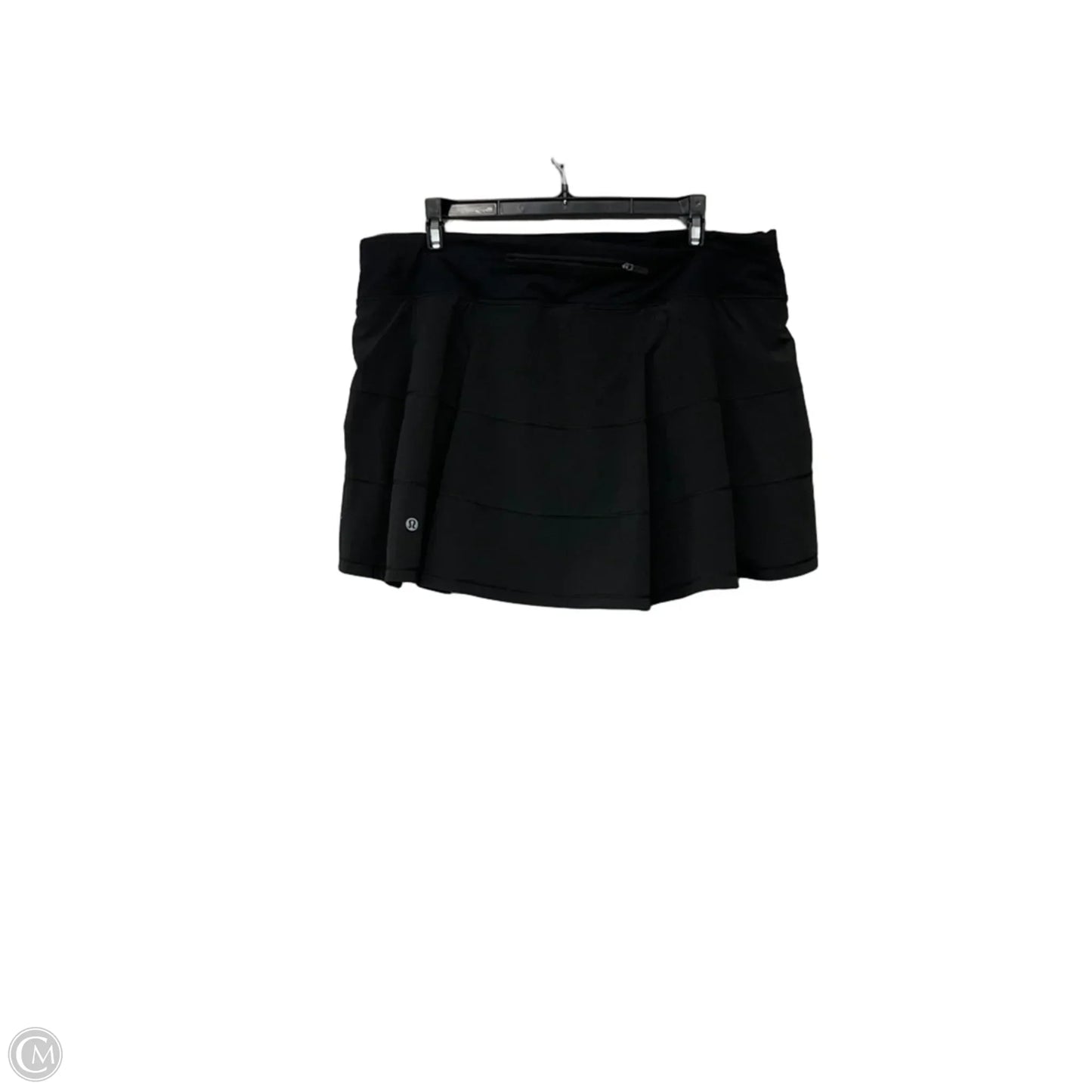 Athletic Skort By Lululemon In Black, Size: 12