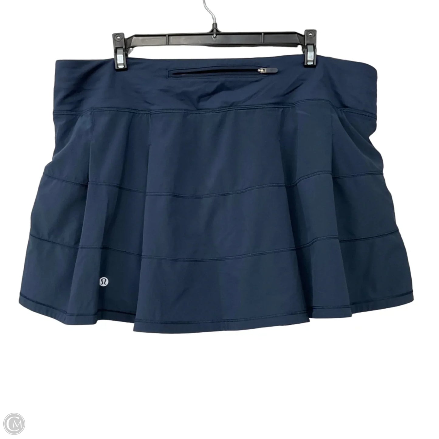 Athletic Skort By Lululemon In Navy, Size: 14