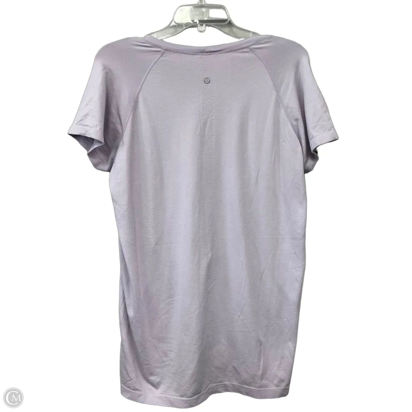 Athletic Top Short Sleeve By Lululemon In Purple, Size: 16