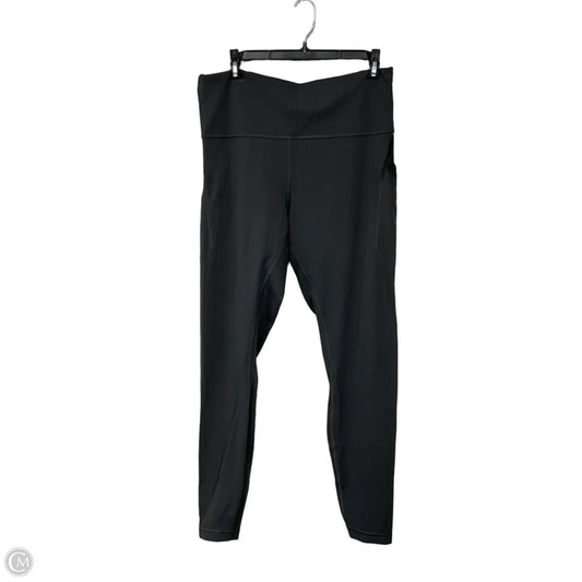 Athletic Leggings By Lululemon In Grey, Size: 14