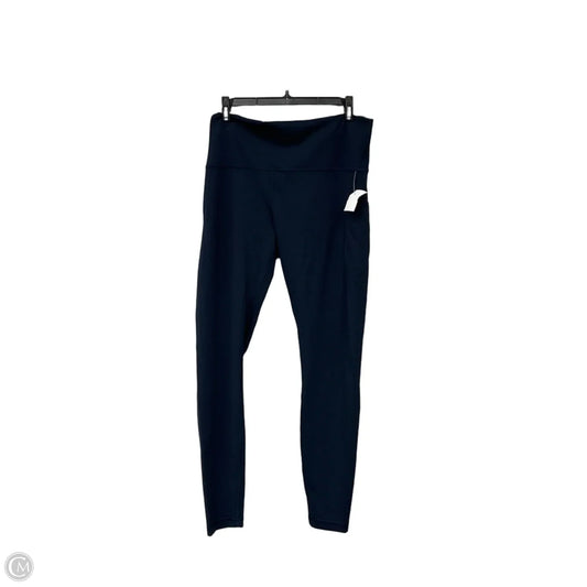 Athletic Leggings By Lululemon In Navy, Size: 14