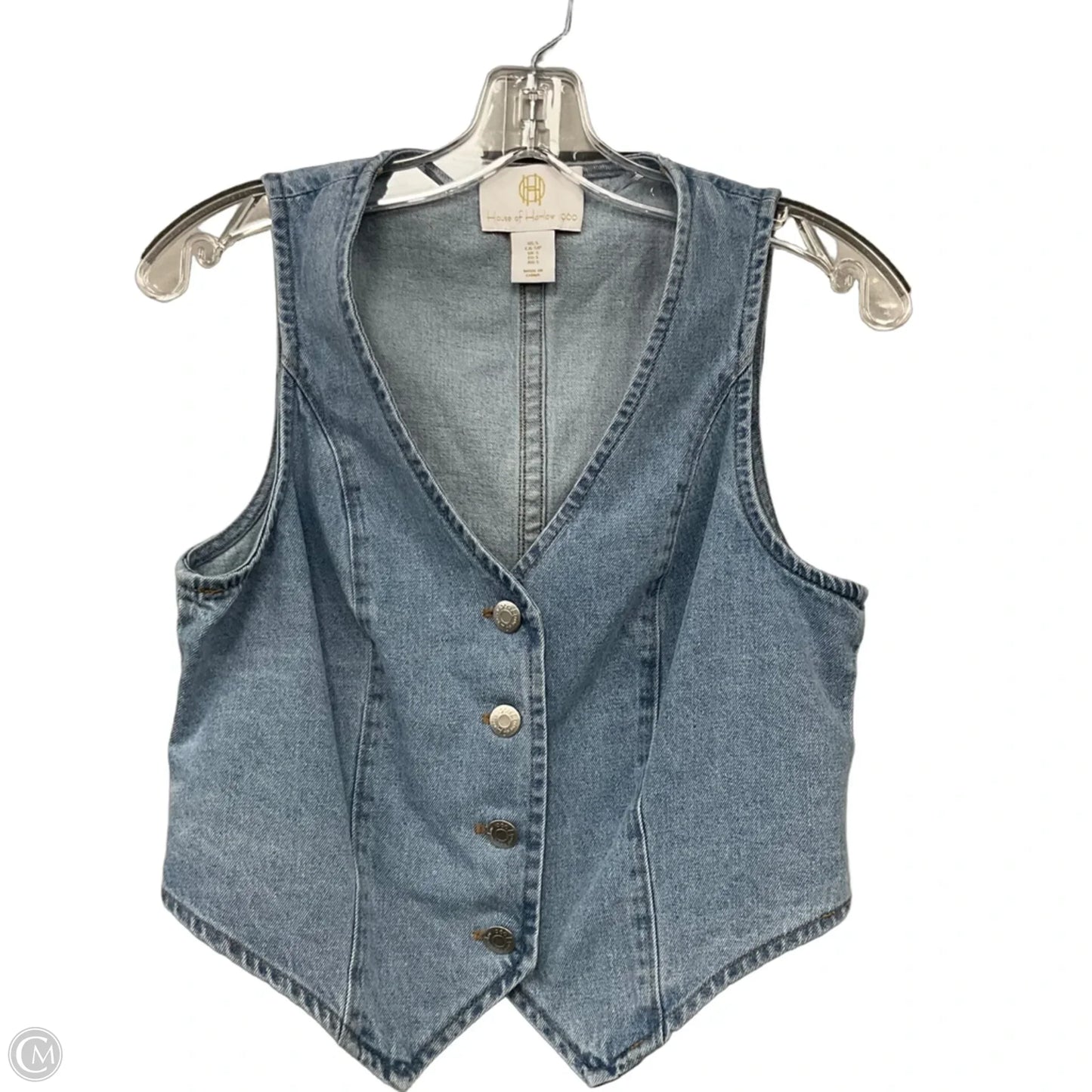 Vest Other By House Of Harlow In Blue Denim, Size: S
